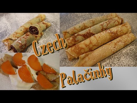 Czech Palačinky: Flat Pancakes like Crêpes make an Excellent Quick Dessert & Breakfast!