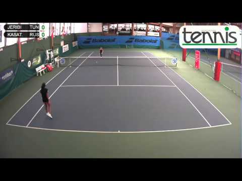 JERIBI (TUN) - KASATKINA (RUS) - Open Super 12 Auray Tennis