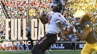 FULL GAME | No. 16 Notre Dame Football vs NC State (2025)