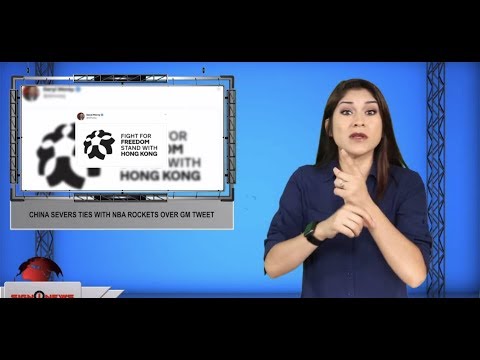 China severs ties with NBA Rockets over GM tweet (ASL - 10.7.19)