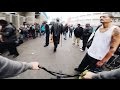 RIDING BMX IN SKID ROW LA