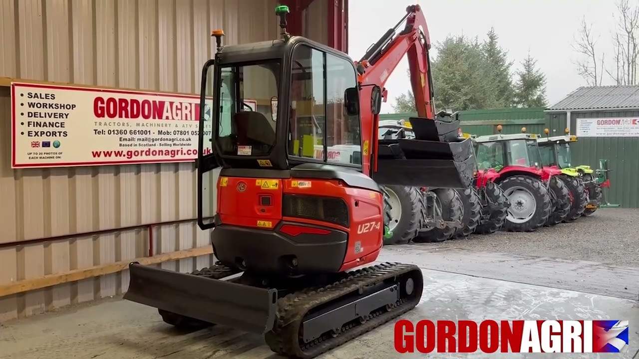 Kubota U27-4 Mini Excavator