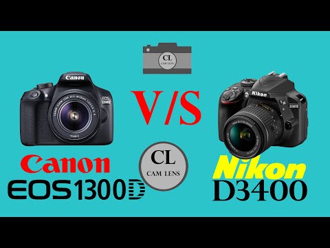 Canon EOS 1300D VS Nikon D3400