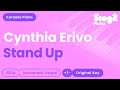 Cynthia Erivo Stand Up Karaoke Piano