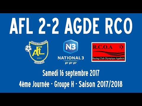 N3, AVENIR FOOT LOZÈRE 2-2 AGDE RCO (16/09/2017)