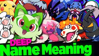 EVERY Gen 9 Pokemon Name EXPLAINED! 🌟 Pokémon 