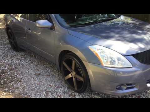 2012 Nissan Altima on Black 20 inch Niche Milan Wheels