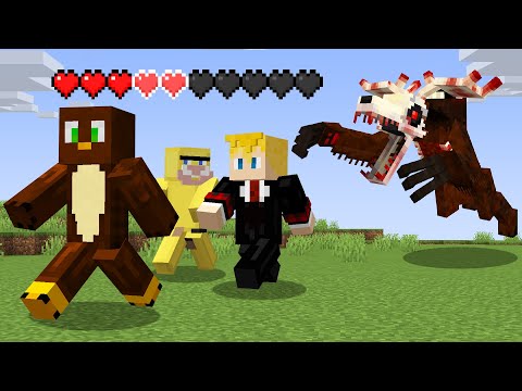 Surviving Scary Minecraft But we All Share Hearts