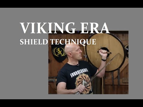 Viking Era Shield Fighting Techniques Against Swords