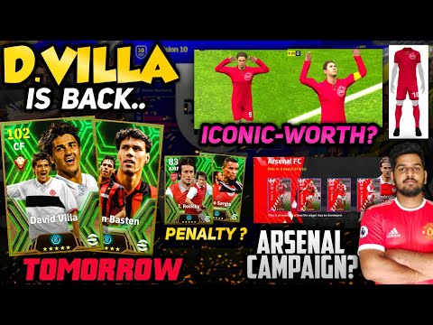 European Attackers Epic Pack Tomorrow In EFOOTBALL 24 | Iconic Kit-Worth?| Arsenal Campaign?