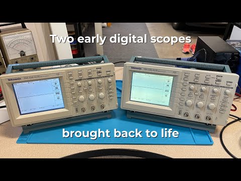 Repairing Two Digital Oscilloscopes from the 90s! Tektronix TDS210 and TDS220 Restoration