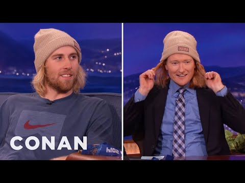 Sage Kotsenburg Gives Conan A Snowboarder Makeover | CONAN on TBS