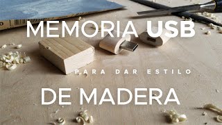 DIY Personaliza tu USB con Madera | Herramienta Básica  | Arturo Mendez