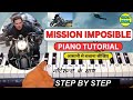 Mission Imposible Theme Song - Piano Tutorial With Notations | Mission Imposible Tune Piano Cover