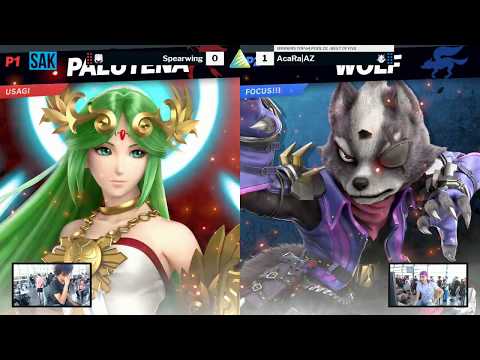 Ascension VII SSBU Top 64 WR2 - Spearwing (Robin/Palutena) vs AcaRa|AZ (Wolf)