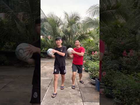 Hai cha con tập nhảy theo trend #shorts #funny #harrytuan