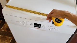 Bosch Dishwasher Dimensions - Will it Fit Under the Counter? - Removing Top
