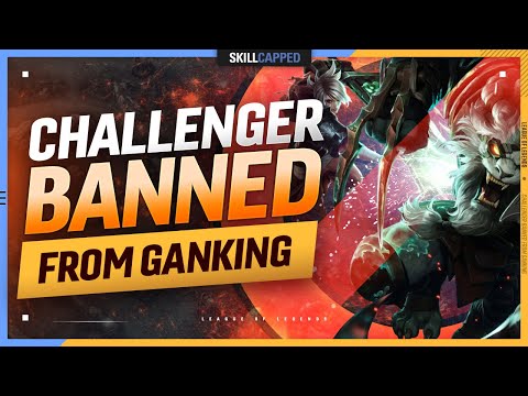 We sent a CHALLENGER to GOLD and BANNED HIM from GANKING - League of Legends