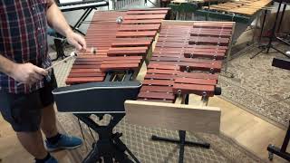Video thumbnail for DVP xylo vs Adams soloist marimba by DVitaliy