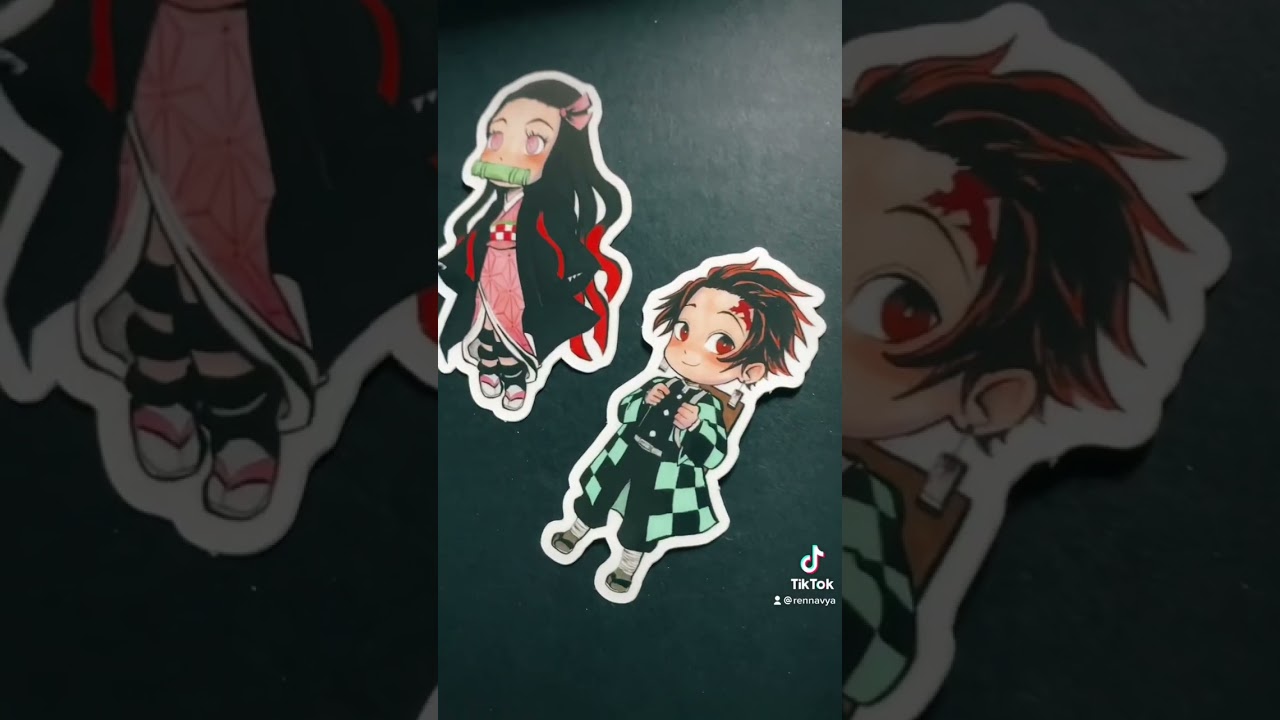 Demon Slayer Stickers (ETSY)