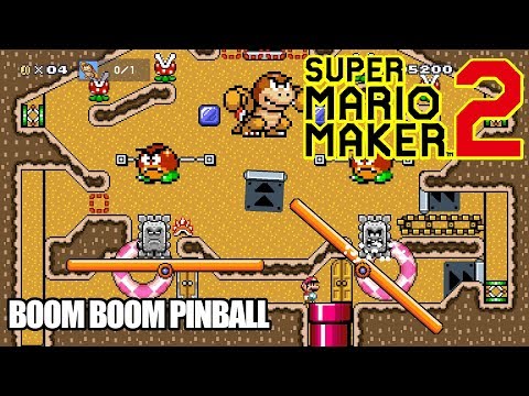 Super Mario Maker 2 - Course World | Boom Boom Pinball [Nintendo Switch]