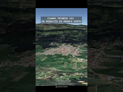 Cuando reconoces un pueblito desde el aire