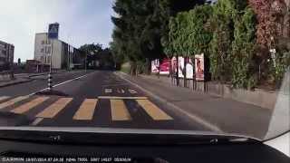 preview picture of video 'VDO 0006 Dash cam Driving Fribourg - Villars-sur-Glâne (Switzerland)'