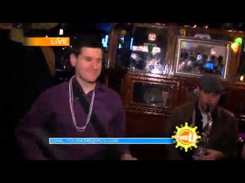 Chicago Brass Band  Fat Tuesday 2013 Division Street Party Promo Part 1 WCIU Channel 26 Chicago