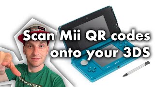 Scan Mii QR codes from websites onto your Nintendo 3DS