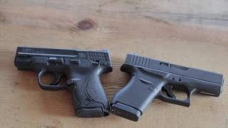 Glock 43 vs Smith and Wesson M&P Shield 9mm