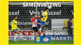 RKC Waalwijk onderuit tegen PSV | Samenvatting RKC Waalwijk - PSV