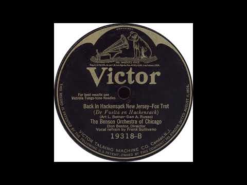 Victor 19318 B - Back In Hackensack New Jersey - The Benson Orchestra Of Chicago