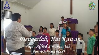 Download lagu Dengarlah, Hai Kawan Arr. Wahono Hadi- Paduan Suara Anak HKBP Balikpapan Baru mp3 Download lagu Dengarlah, Hai Kawan Arr. Wahono Hadi- Paduan Suara Anak HKBP Balikpapan Baru mp3