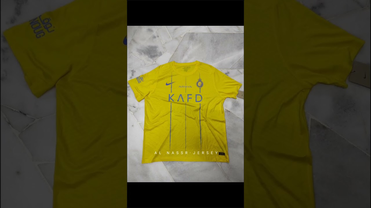 Al Nassr 23/24 Home Jersey Official Licensed Review 💛💙