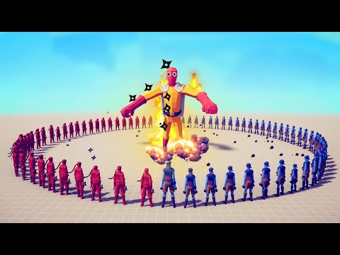 100x NINJA & BOMB THROWER vs EVERY UNIT - Totally Accurate Battle Simulator TABS