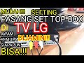 Cara Setting Pasang Set Top Box STB TV DIGITAL Di TV LG
