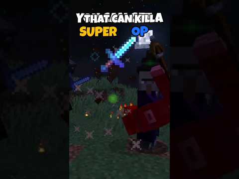 How to get a super OP Sword #minecraft