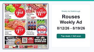 Rouses Weekly Ad (8/12/26 - 8/19/26) Top Deals