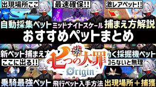 【ナナオリ】初心者必見！おすすめペット＆捕獲場所まとめ【七つの大罪オリジン 実況 攻略】