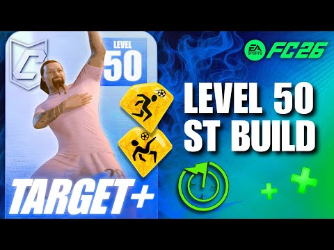 CRAZY AERIAL THREAT! Best Level 50 Target+ Build in FC 26 Clubs!