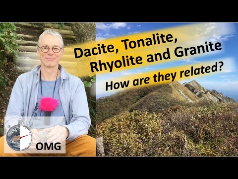 Dacite, tonalite, rhyolite and granite - how are they related?