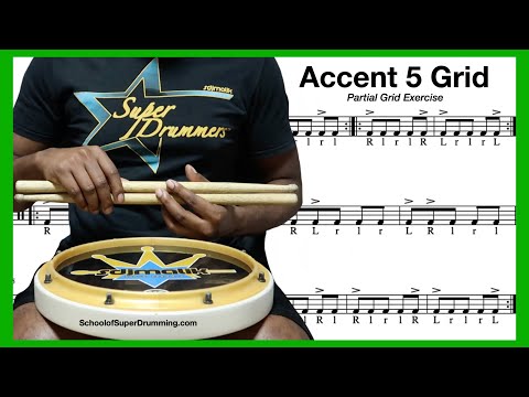 BASIC FOR DRUMMERS | Accent 5 Grid + Breakdown