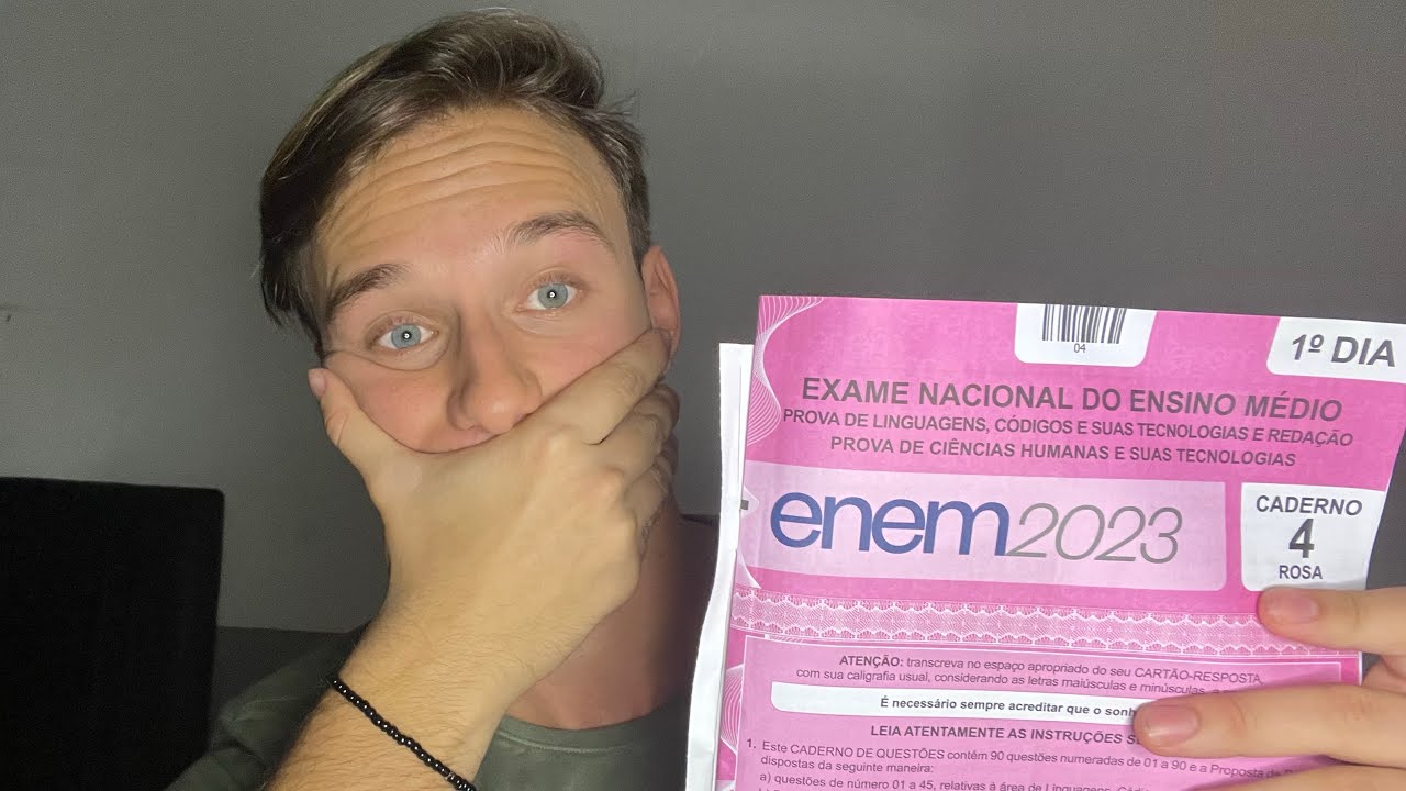 NÃO COMETA OS ERROS QUE EU COMETI NO 1º DIA DO ENEM - CUIDADO!!!