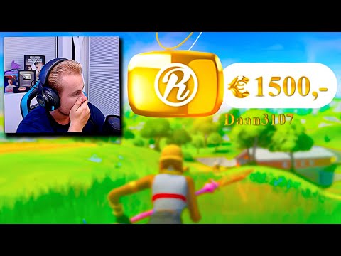 €1500 DONATIE TIJDENS POTJE FORTNITE! 😱 - Fortnite Arena (Nederlands)