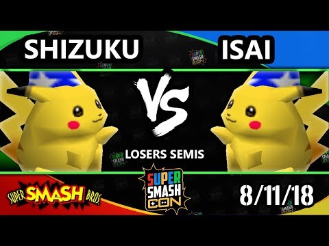 SSC 2018 SSB - Isai (Pikachu) Vs. Shizuku (Pikachu) - Smash 64 Losers Semis