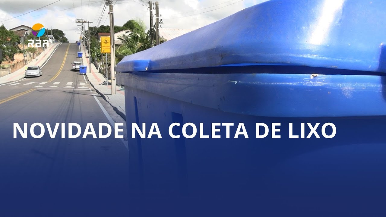 Novidade na coleta de lixo!
