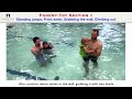 PARENT TOT 8 0 Section 1 Standing Jumps Front Swim Grabbing The Wall Climbing Out