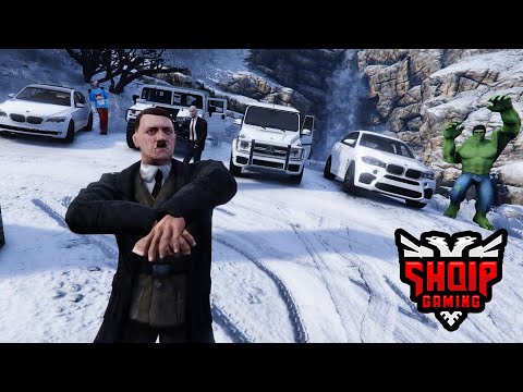 GTA 5 SHQIP - Me Kerre Reale nëpër Borë !! - SHQIPGaming