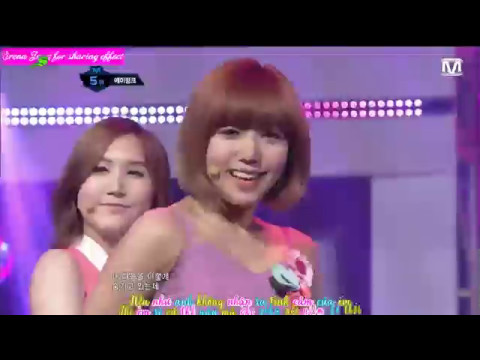 [Vietsub] 120524  Hush - APink (Mnet Japan M!Countdown)