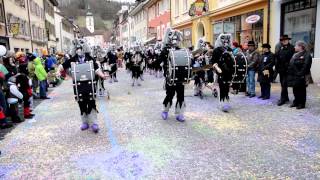 preview picture of video 'Fasnacht Laufen 2014, Kinderumzug Montag: Agfrässeni'